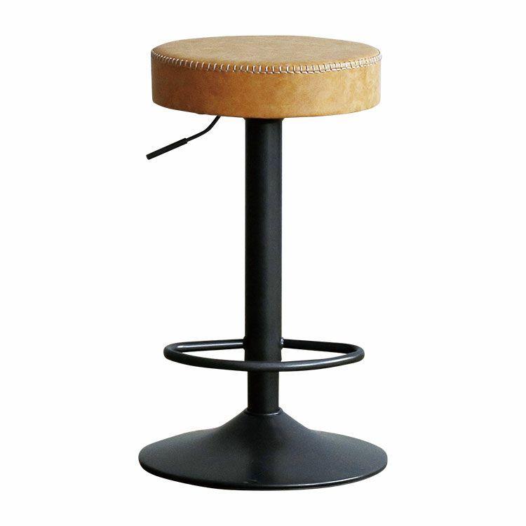 黒のバースツール カウンタースツール チェアー 昭和レトロ