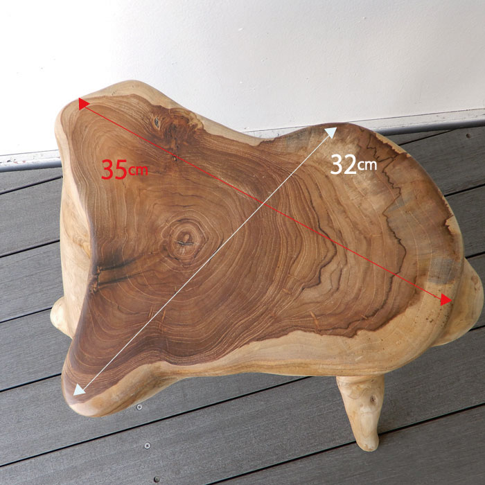 ナチュラルウッドスツール C 花台 スツール おしゃれ 台 天然木 木