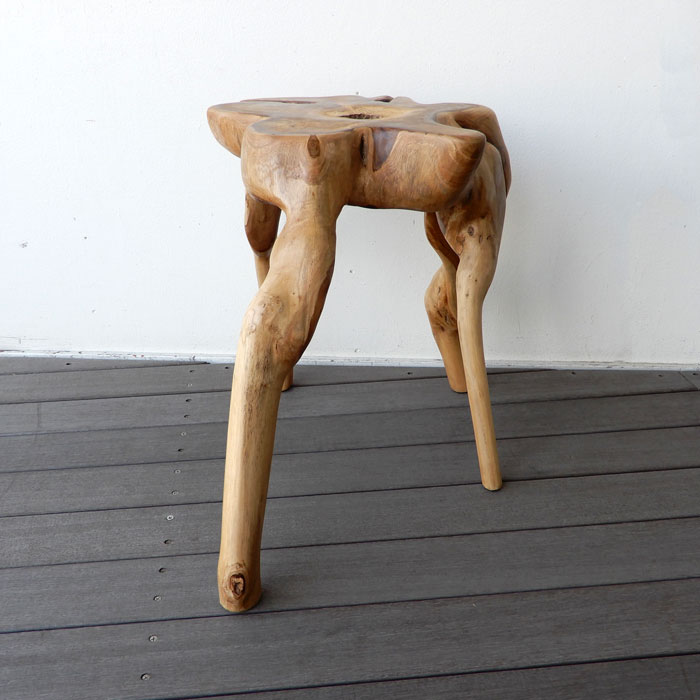 ◆木製スツール 花台 天然木 ハンドメイド ◆ ナチュラル ミニスツール【手作り】【天然木】【花台】【イス