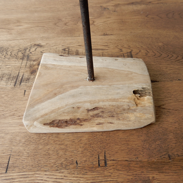 Teak bird B 木彫り 置物 鳥の木彫り 手作り 木製小物 チークウッド