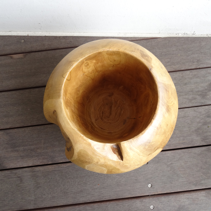 美品■チーク無垢■オーガニック■プランターカバー■プランターポット■植木鉢カバー プランターカバー プランターポット チーク無垢 天然木 おしゃれ