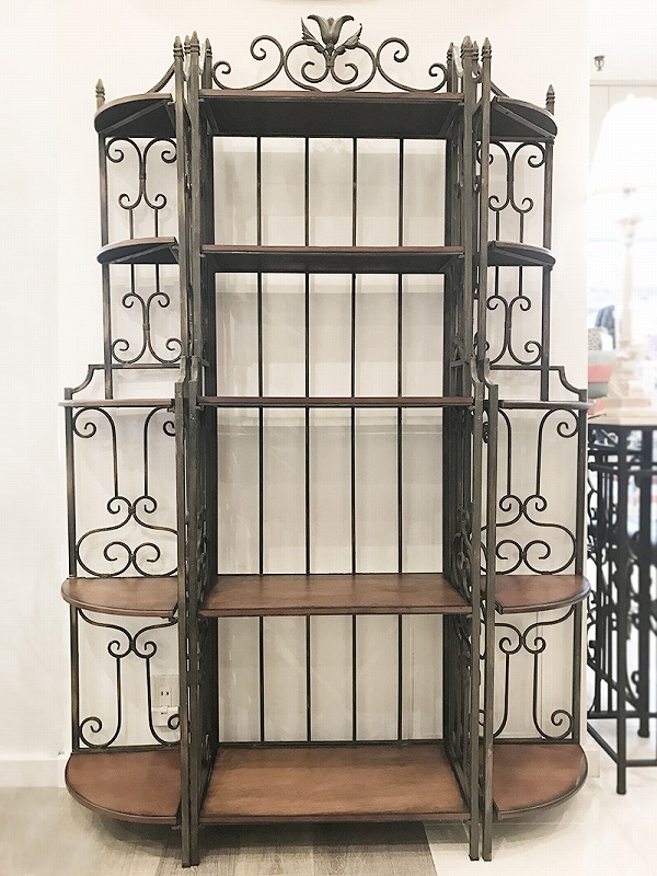 アイアンシェルフ おしゃれ アンティーク オープンシェルフ 飾り棚