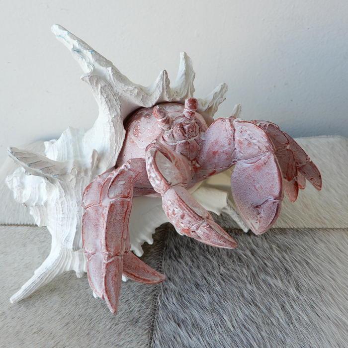 ヤドカリ ブルー やどかり hermit crab ハーミットクラブ 置物