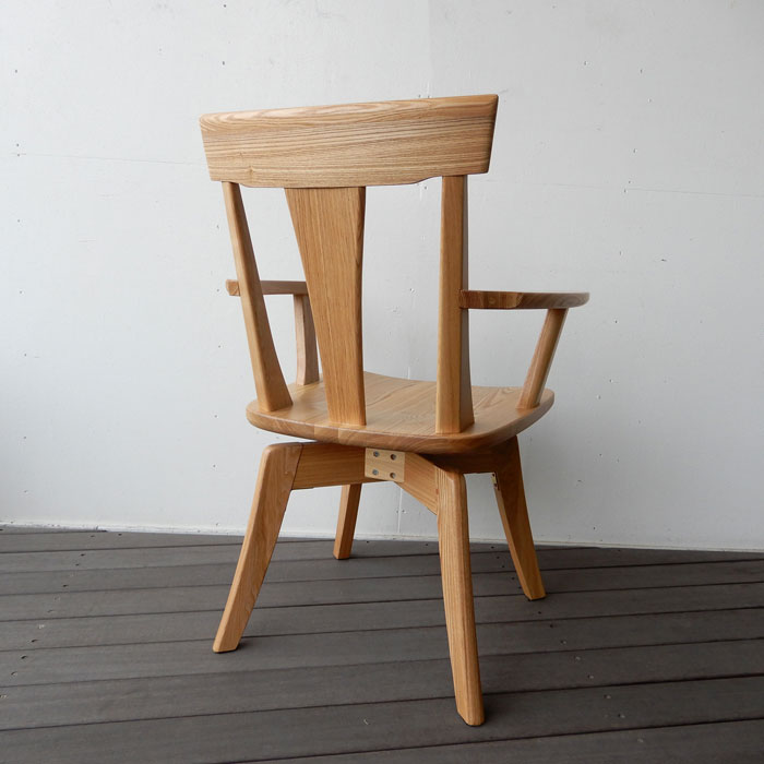 タモ材　座椅子　回転　昭和　レトロ　高級家具　アンティーク　ヴィンテージ　希少 タモ材 座椅子 回転 高級家具 昭和レトロ アンティーク 希少