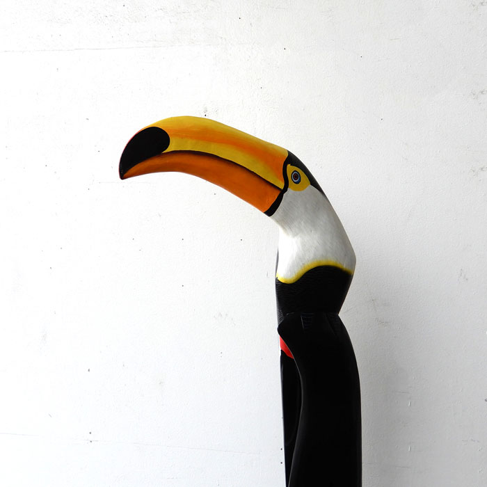 木彫りオニオオハシLブラック 黒 Black オニオオハシToco