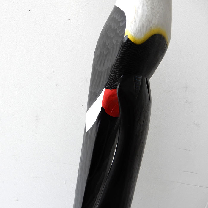 木彫りオニオオハシLブラック 黒 Black オニオオハシToco
