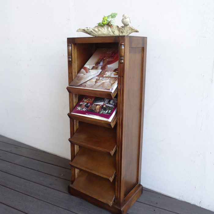 ウッドギャラリー樹 スリッパラック マガジンラック 木製 無垢材