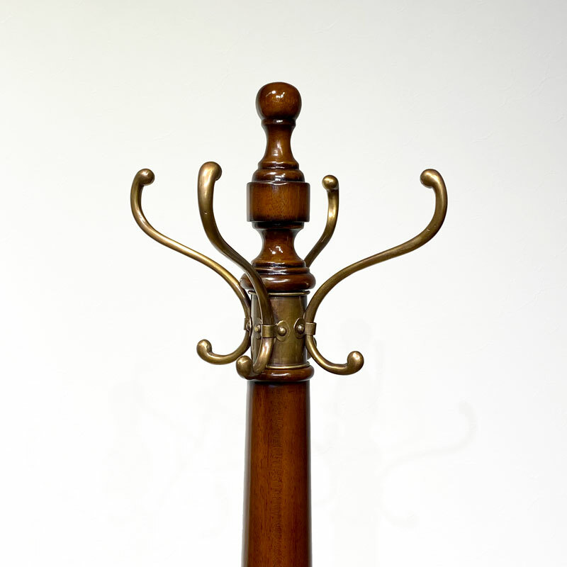 ポールハンガー ハンガーラック コートハンガー 木製ハンガーラック