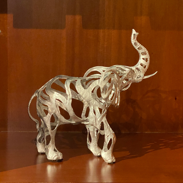 メタル エレファント 象 ぞう ゾウ elephant 置き物 玄関
