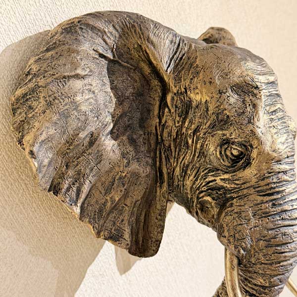 ゾウの壁掛け 象 エレファント ぞうの壁掛け elephant アニマルヘッド