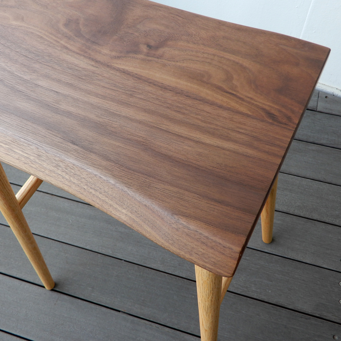 ウォールナット×オーク スツール 3サイズ 日本製 ウォールナット無垢