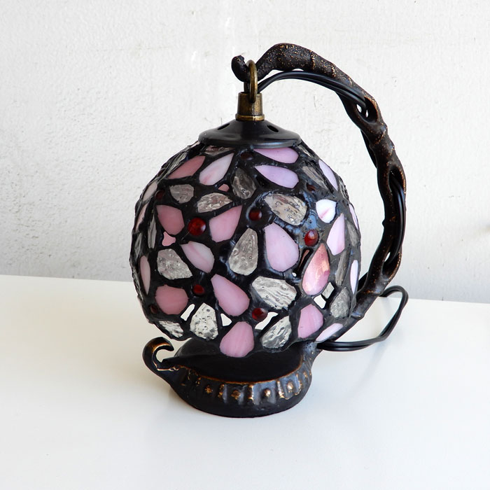 BLOOM ステンドグラスランプ PINK ステンドグラス ランプ ステンド