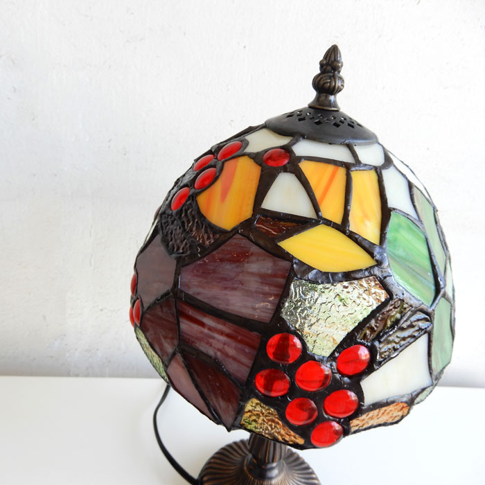 ステンドランプ 葡萄S ステンドグラス ランプ おしゃれ 葡萄 ぶどう