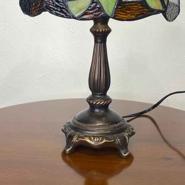 ステンドランプ クラシックローズ ランプ ステンドガラス スタンド照明