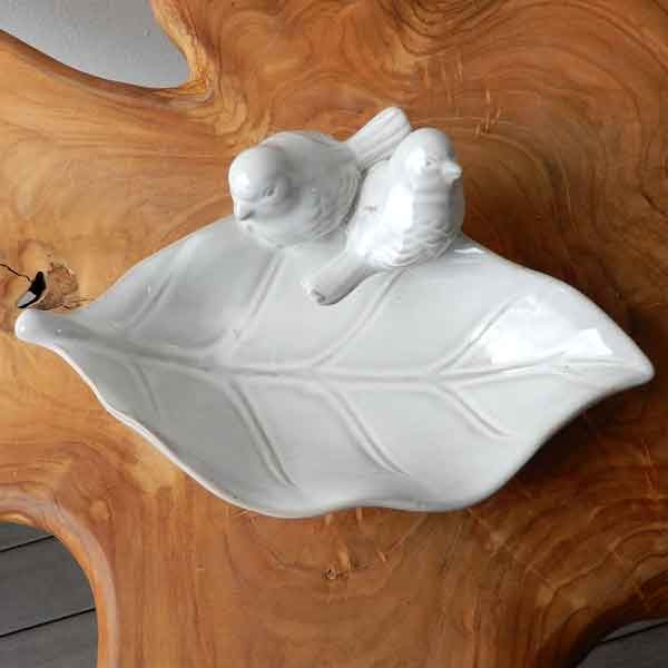Pair of birds tray トレー トレイ インテリアトレイ 陶器 オブジェ