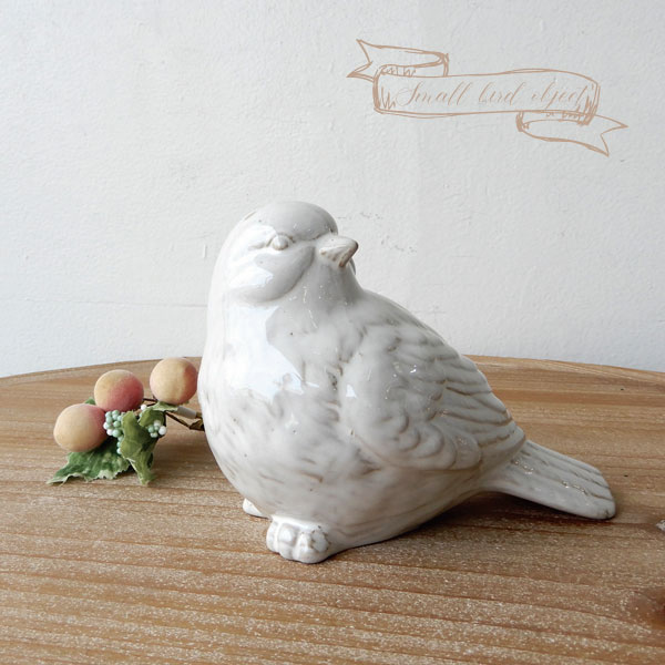 Small bird object 小鳥 置物 鳥 陶器製 おしゃれ かわいい Bird