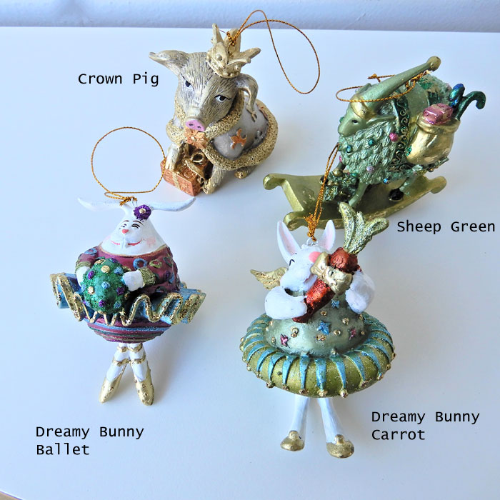 Dreamy Bunny Carrot クリスマスオーナメント 北欧 おしゃれ うさぎ