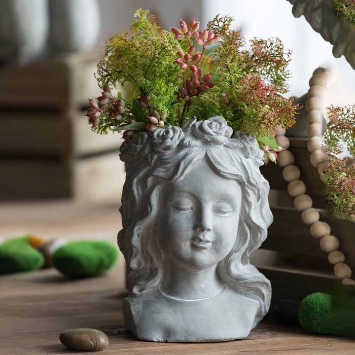 フローラ・フェイスプランター 壁掛け対応 フェイスプランター 植木鉢