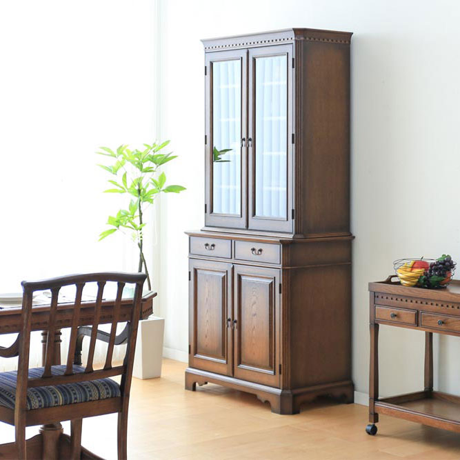 BROOKS カップボード90 食器棚 カップボード キッチン収納