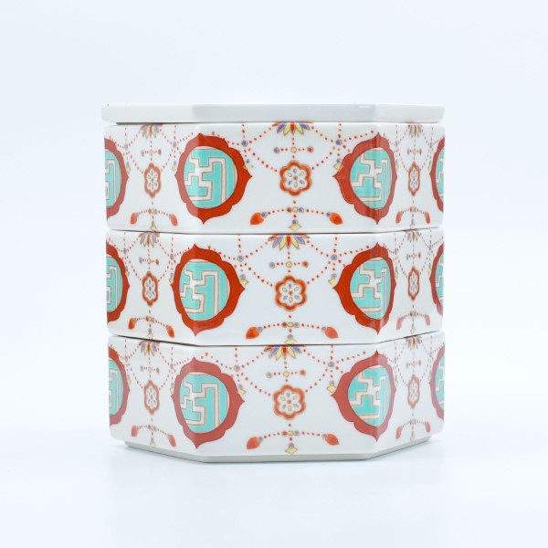 三段重 お正月 和食器 日本製 ギフト おうち ごはん うつわ 陶器