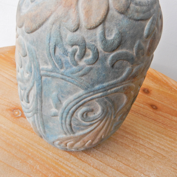 Sculptureベース 花瓶 花びん 陶器 おしゃれ テラコッタ 傘立て