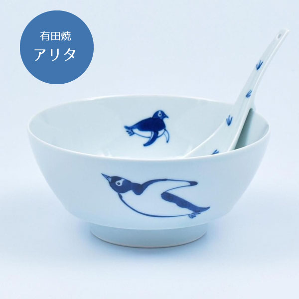 ペンギン 究極のラーメン鉢レンゲセット ラーメン どんぶり レンゲ