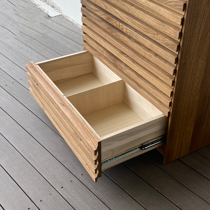 RAFT チェスト105・80 チェスト 幅105 幅80 桐無垢 キリ 無垢材