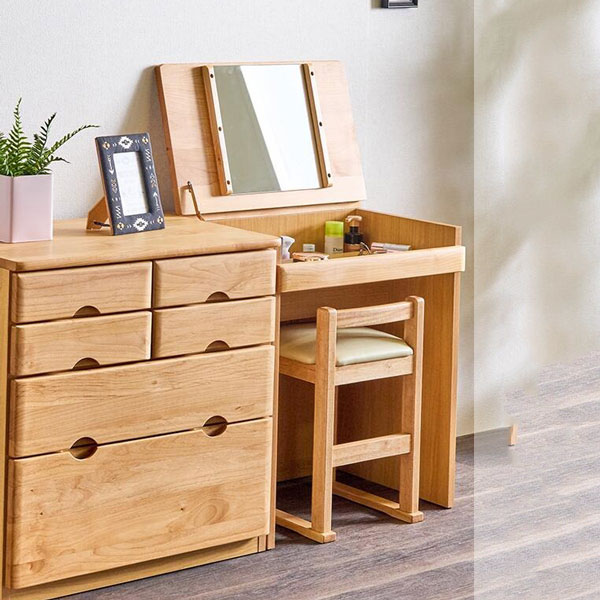 Lior デスクドレッサー60 ドレッサー コンパクト 木製 北欧 デスク