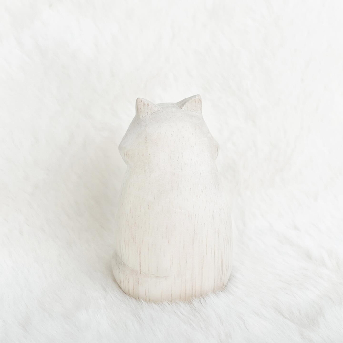 ヴィンテージ　白猫　白ネコ　キャンドル入れ　オブジェ　小物入れ　アクセサリー入れ ヴィンテージ 白猫 白ネコ キャンドル入れ オブジェ 小物入れ