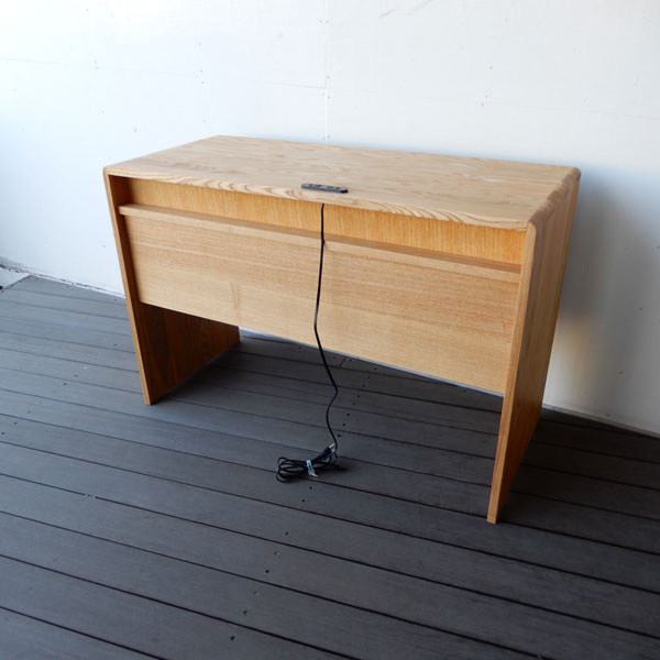 デスク 机 無垢 タモ ウォールナット 無垢材 北欧 パソコン机 仕事机