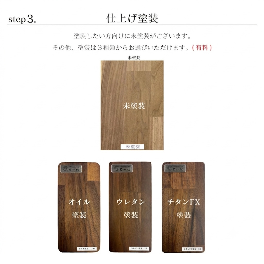 1cm単位 サイズオーダー 天板 棚板 国産 厚み30mm 長さ10cm〜180cm