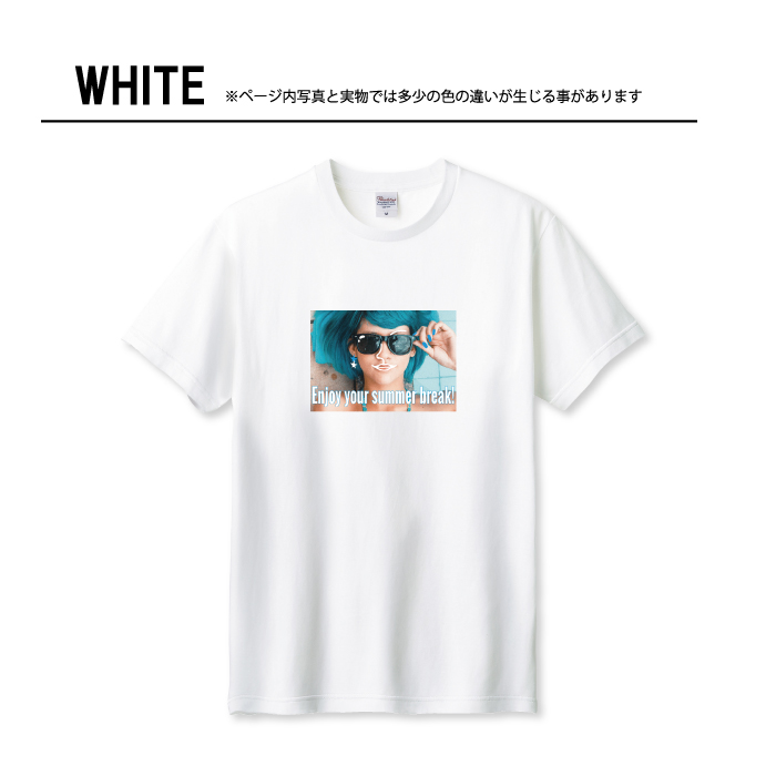 Tシャツ メンズ ユニセックス ホワイト ブラック 夏 ガール 写真