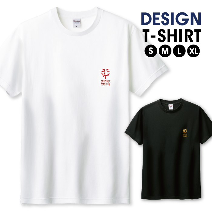 Tシャツ メンズ ユニセックス ホワイト ブラック アノニマス