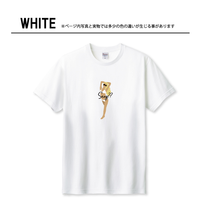 Tシャツ メンズ ユニセックス ホワイト ブラック 女性 セクシー 水着