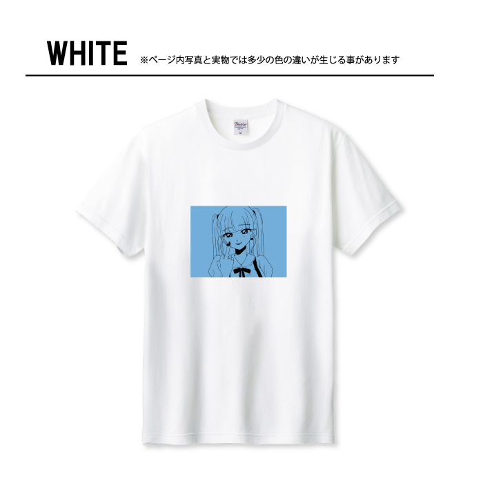 Tシャツ メンズ ユニセックス ホワイト ブラック 女の子 量産型