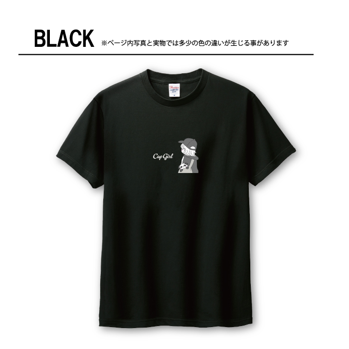 Tシャツ メンズ ユニセックス ホワイト ブラック キャップ キャップ