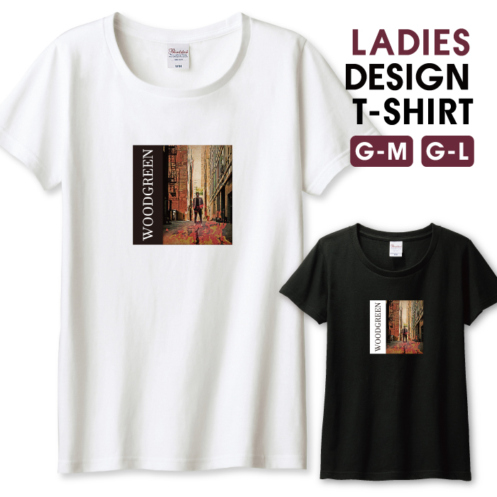 Tシャツ レディース ガールズ ホワイト ブラック 映画 ポスター ディス