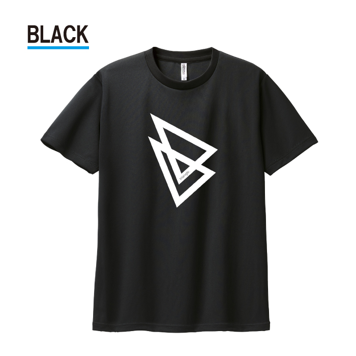 Tシャツ ドライTシャツ 速乾 吸汗 スポーツ ホワイト ブラック 幾何学