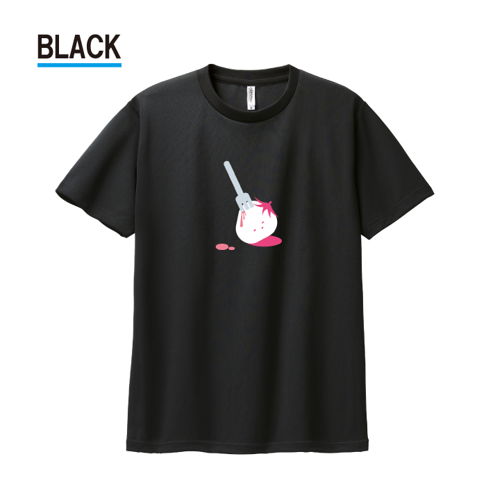 Tシャツ ドライTシャツ 速乾 吸汗 スポーツ ホワイト ブラック いちご
