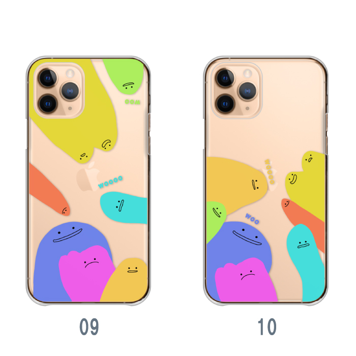 Redmi note 10 JE 10T ケース Redmi note 11 Pro 5G レドミノート10JE カバー 韓国 ニコちゃんマーク  にこちゃん 可愛い 透明 スライム カラフル