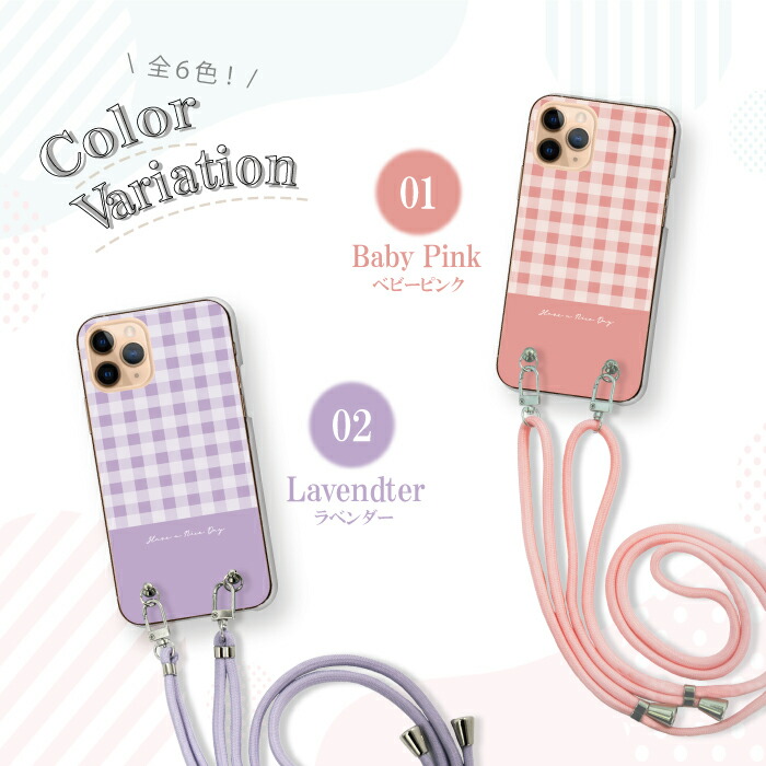 ■韓国発■ 韓国 スマホケース ミニバッグ チェック柄 全2色 ブルー×レッドがおしゃれさん◎さくらんぼ チェック柄 韓国