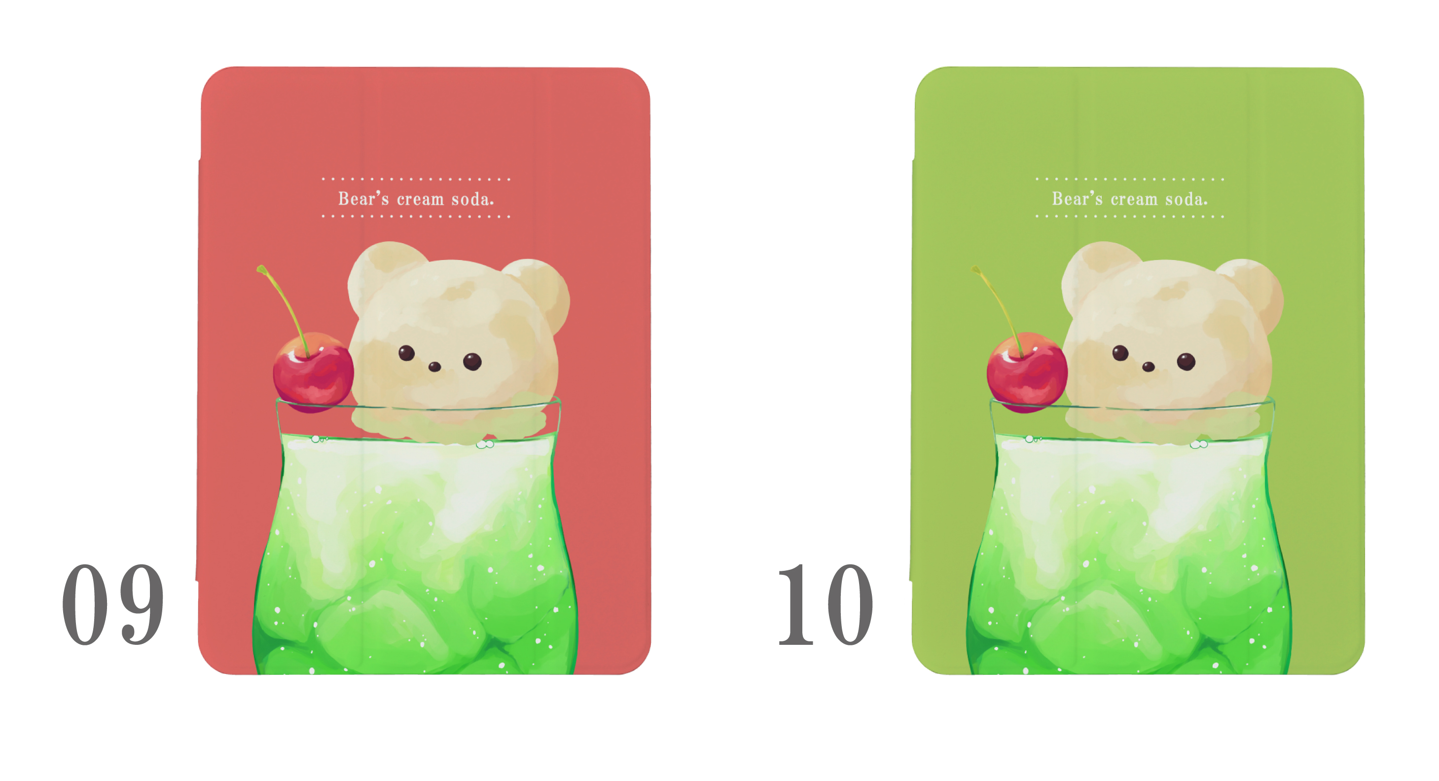 iPad 第9世代 ケース カバー アイパッド iPadケース くま しろくま