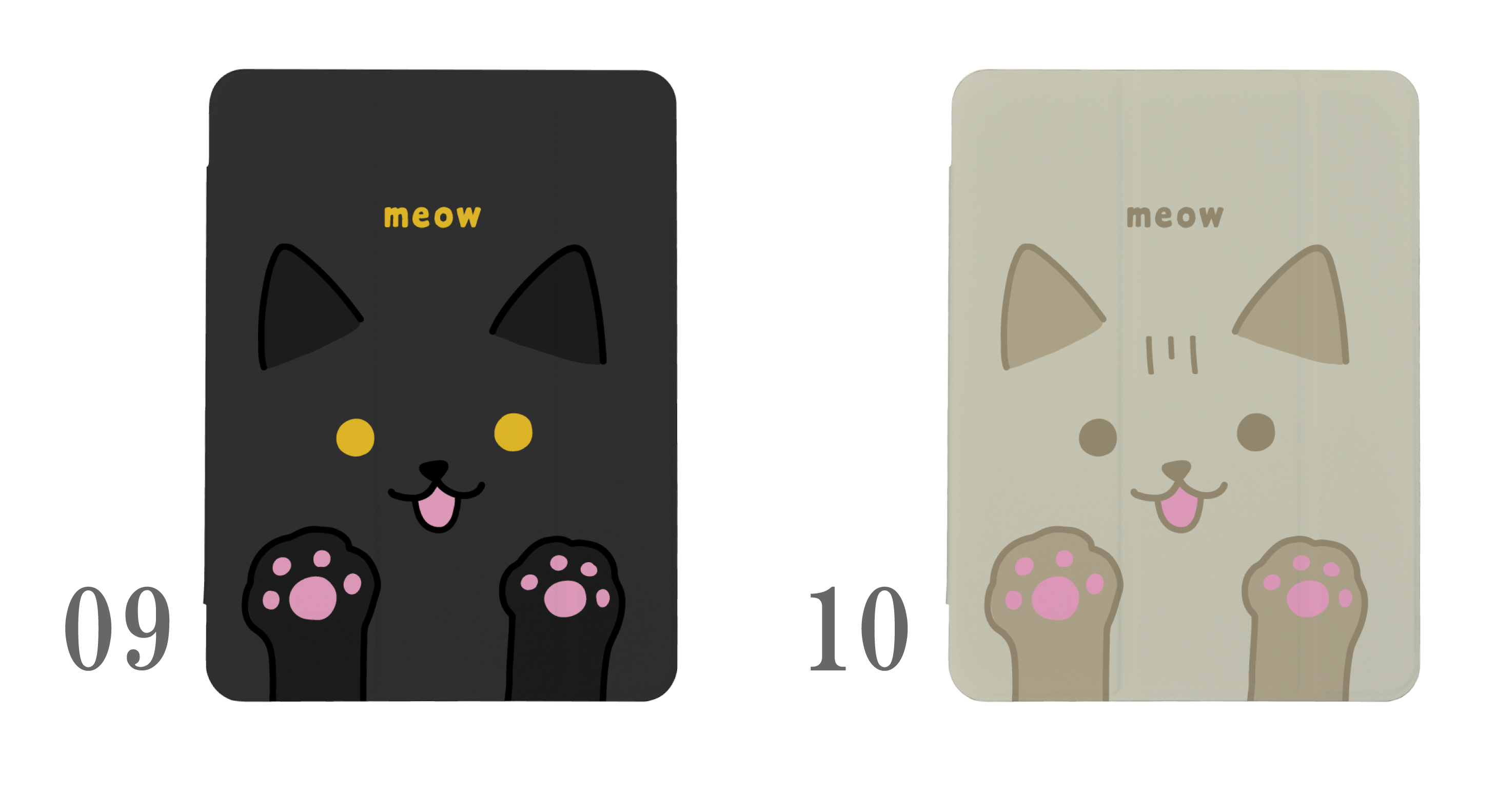 Apple - ねこラブ　ipad iPad 第9世代 ケース カバー アイパッド iPadケース 猫 ネコ 犬