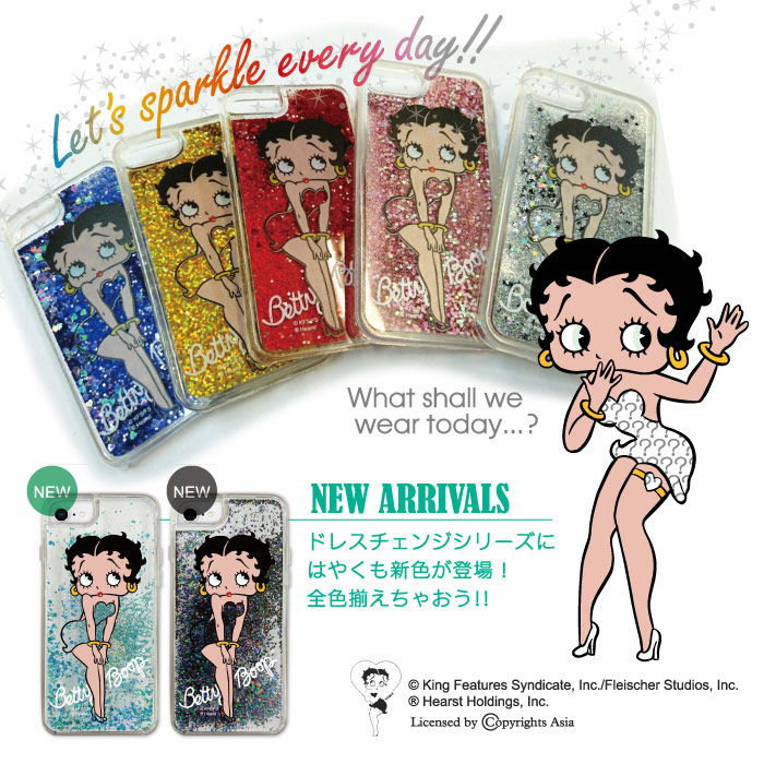 BETTY BOOP（ベティ ブープ） ベティー ブープ(TM) グリッターケース