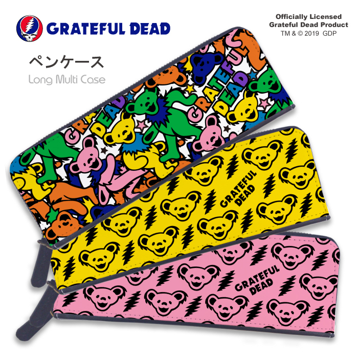 ペンケース GRATEFUL DEAD グレイトフル・デッド キャラクター グッズ スリム 筆箱 文房具 筆記具 収納 ポーチ 正規品 ロックバンド  デッドベアー : crt0601pc01 : WOOD GREEN - 通販 - Yahoo!ショッピング