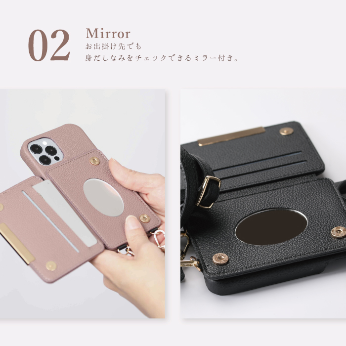 スマホケース キルティング ショルダー Goo...の詳細画像5