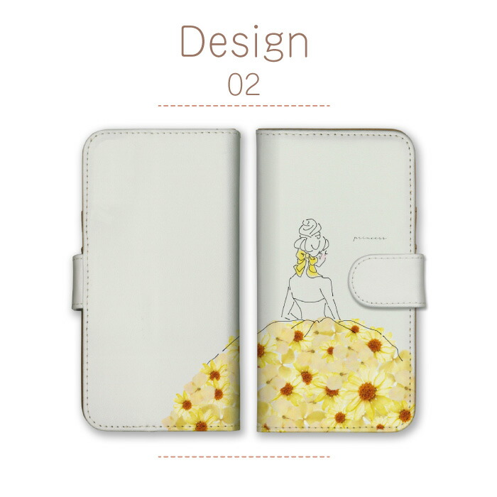 Xperia 10 VII SO-52F SOG16 A502SO ケース 手帳型 カバー 押し花柄 花