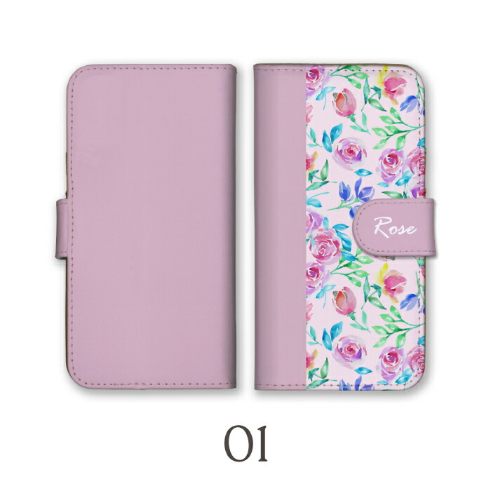 OPPO Reno3 A ケース 手帳型 カバー ローズ 薔薇 バラ お花 花柄