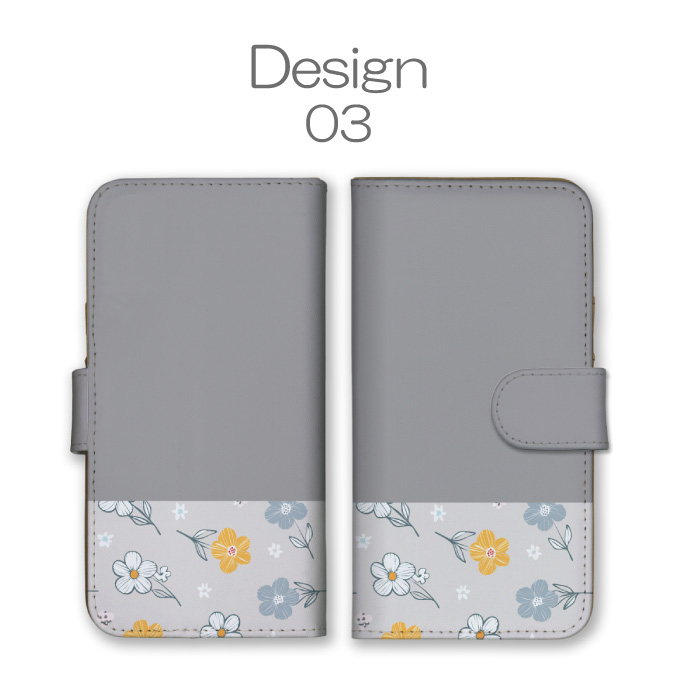 iPhone14 ケース 手帳型 カバー 花柄 お花 小花 フラワー チューリップ