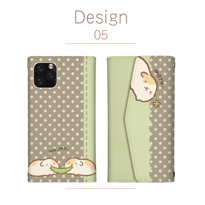 iPhone 12 iPhone12Pro ケース 手帳型 カバー モルモット ぷいぷい